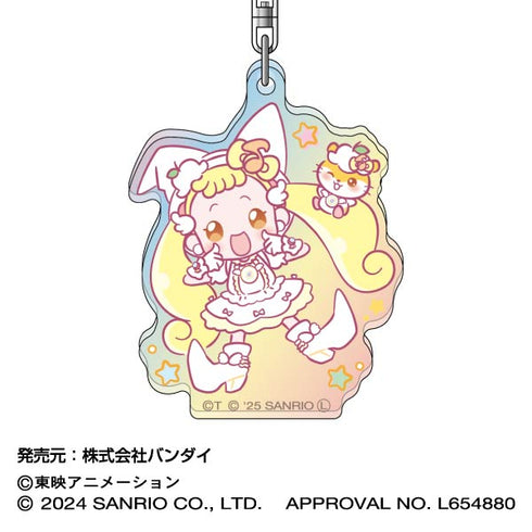 『おジャ魔女どれみ×サンリオキャラクターズ』アクリルキーホルダー オーロラTYPE  06 ハナ×コロコロクリリン